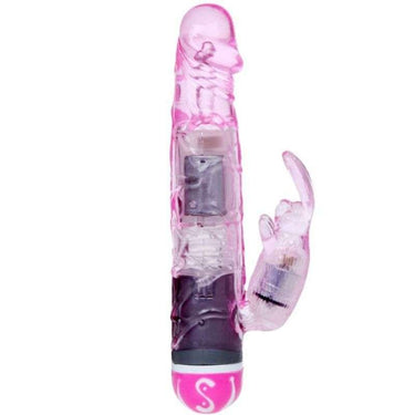 Vibratore coniglio rosa con 10 modalità di vibrazione potenziate